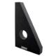 Granite inspection square 90° triangular shape 1000x600x100 mm DIN 876/00